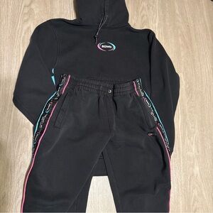 OFFICIAL SDMN CLOTHING -TWO TONE HOODIE & BOTTOMS.